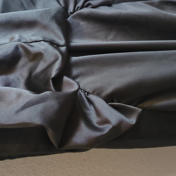 Niki By Niki Livas vintage black sleeveless butterfly basque waist midi dress - Picture 7 of 16